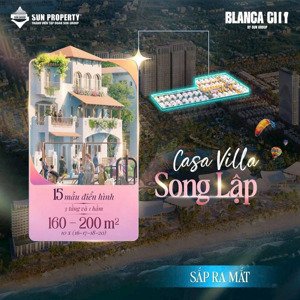 căn biệt thự góc 2 mặt tiền, view biển blanca city. lh: 