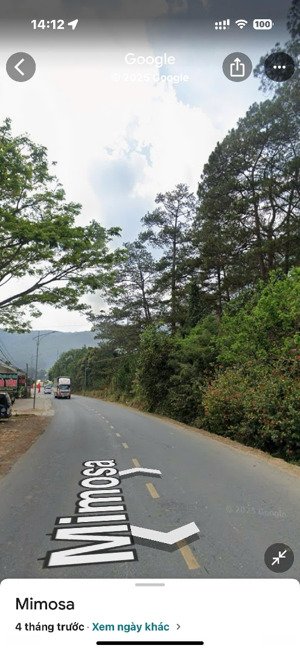 bán đất mimosa đà lạt mặt tiền quốc lộ 20 gần thác prenn