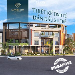 shophouse rẻ nhất hải phòng với đơn giá 57tr/m2 xây thô 3 tầng (chưa bằng giá đất)