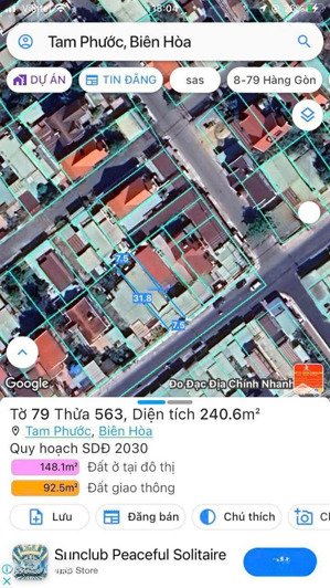 đất mặt tiền phố phùng hưng, tam phước giá tốt đầu tư .