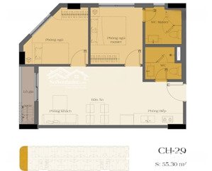 trên dưới 1.2 tỷ sở hữu căn hộ stu diện tích hữu dụng lên đến 2pn 1vs tại p8 - p9