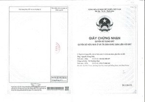 qsdđ thửa đất số: 523, tờ bản đồ số: 18, suối cam, tiến thành, thành phố đồng xoài, tỉnh bình phước