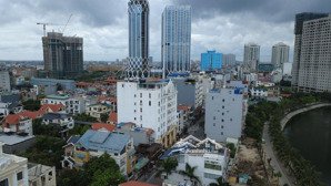 siêu phẩm lô góc, vị trí vàng mặt đường tuyến 2 lê hồng phong, 500m2 tòa nhà 5 tầng, 72,9 tỷ