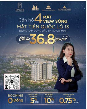 căn hộ cao cấp symlife mặt tiền ql 13 giá 36,8tr/m2