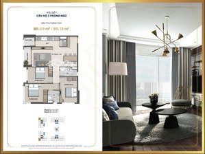 duy nhất 3pn view sông tổng 4 toà được 2 căn (diện tích lớn nhất) giá bán 7.5 tỷ. hl 