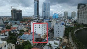 tòa nhà tuyến 2 lê hồng phong, mặt đường hoàng thế thiện, 535m2 xây 8 tầng, doanh thu 2 tỷ/ tháng