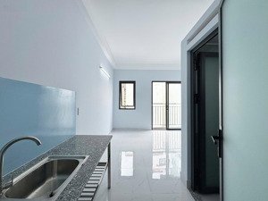 căn hộ cửa sổ lớn , có kệ bếp máy lạnh, rộng 30m2, nhà mới 100%, ngay cầu điện biên phủ