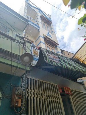 bán nhà hẻm 2/ bà hom p13 q6, hẻm ra gần chợ phú lâm