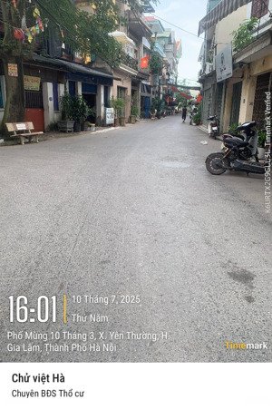 bán 80m2 đất đình vỹ yên thường gia lâm