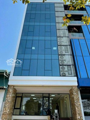 chính chủ cho thuê nhà trung kính mới xây 95m x 6 tầng 1 hầm mt rộng thông sàn, thang máy pccc 63tr