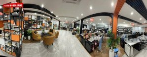 cho thuê nhà hàng mặt phố trần huy liệu 100m2x2tầng 10m mt, vị trí sầm uất vỉa hè rộng