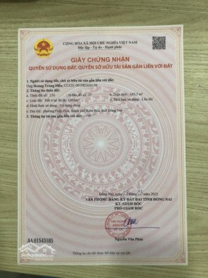 chính chủ kẹt tiền bán gấp hẻm 77, đường đặng văn trơn, phường hiệp hòa