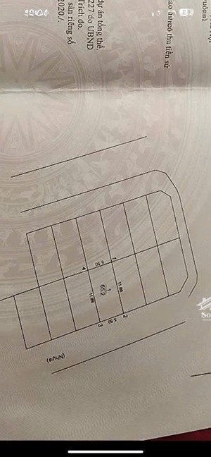 bán đất đấu giá cự khối 65.2 m2 giá đầu tư