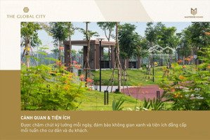 cho thuê nhà phố vị trí đẹp gần công viên giải trí và thể thao tại khu đô thị the global city