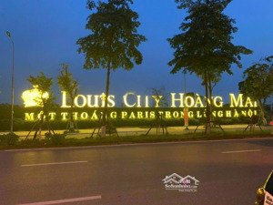 cực ngon lô đất louis city tân mai mặt tiền 8m giá 255tr/m2 kd tốt hoặc xây building