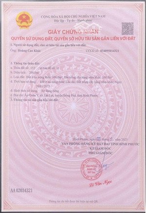 cơ hội mua đất ngay đường xuyên tâm tại đồng phú