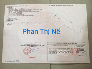 đất mặt tiền phan thị nể. trục thông cách biển 200m. s= 103m2( 5x21) giá: 5.79 tỷ