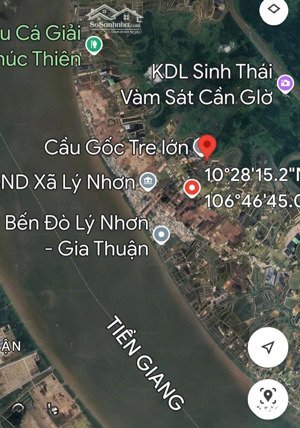 bán gấp đất hơn 2,2ha cầu gốc tre lớn- xã lý nhơn, cần giờ giá chỉ 950 triệu/sào pháp lý rõ ràng