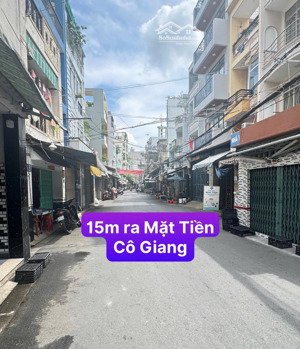 mặt tiền thụt cô giang, phú nhuận, 3tầng (11 x 16), oto tới nhà chỉ 19.5tỷ - hoàng sang 