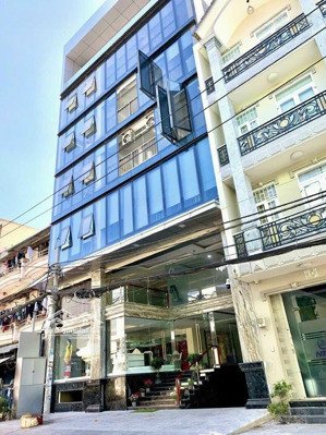 bán tòa nhà tân phú: 12x17m, 202m2, hầm, trệt, lửng, 4 lầu st thang máy