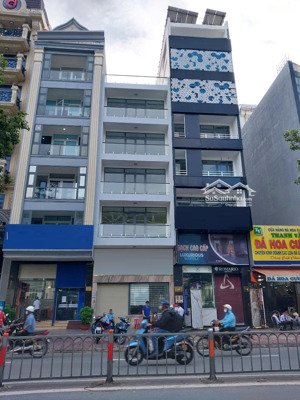 tòa nhà mặt tiền (5x22) 125m² lý thái tổ q10 nở hậu 6m, 6 tầng có hầm giá 34 tỷ