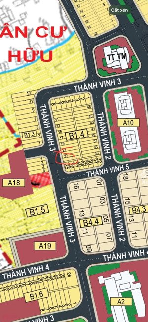 bán đất đường thành vinh 3 vị trí đẹp
