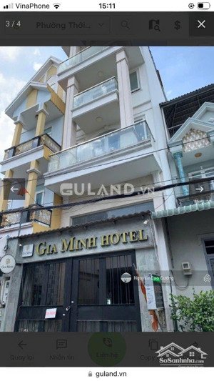 bán khách sạn 4.5x16m mặt tiền ta 10, 11phòng có thang máy, hệ thống pccc đầy đủ.