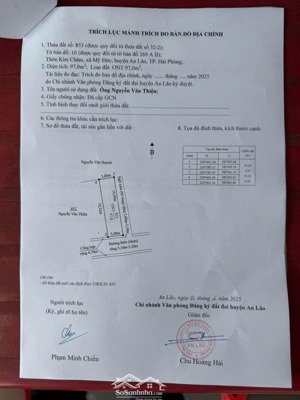 cần bán gấp lô đất tại mỹ đức - an lão, lô góc 97m2 ngang 5m, kinh doanh buôn bán