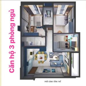 Căn góc 3 phòng ngủ Chung cư Thiên Quân Marina Plaza Cần Thơ