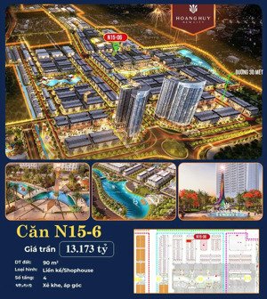 11tỷ987/căn 90m2, áp góc, xẻ khe, vị trí đẹp, giá rẻ nhất bảng hàng - dự án hoàng huy new city
