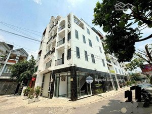 nhà góc 2 mặt tiền 1trệt 3 lầu đường 8m thông tân thới hiệp 13, giáp gò vấp