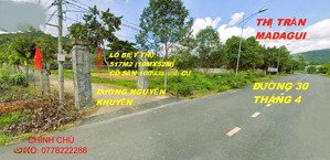 chính chủ cần bán lô biệt thự ngay đường nguyễn khuyến 517m2(10mx52m) có 100m2 thổ cư chỉ 2tỷ5