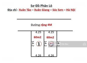 chuyển nhượng đất xuân giang giá tốt hot! quá đẹp
