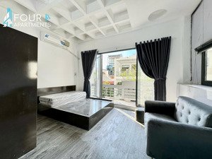 hệ thống 1pn cao cấp có bancol, ngay nguyễn cửu vân trung tâm bình thạmh, giáp q.1 ctn