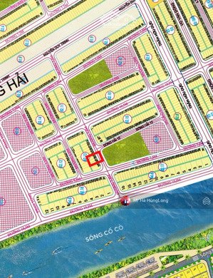 cần bán đất biển khu đông hải thuộc hòa hải, 7,5m sát sông