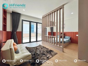 cho thuê căn hộ siêu phẩm studio tách bếp - nội thất cao cấp - ngay cầu thị nghè sát q1 - mới 100%