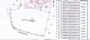bán đất vd4 (dự phóng), hiện trạng đường nhựa 6m, dt: 215x105: 16.488m2 có 300tc