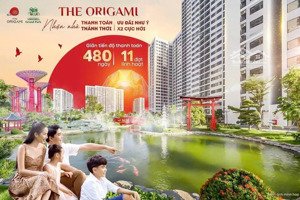 hot!căn hiếm 2pn 67.8m2 view hồ bơi, t.toán 480 ngày giá chỉ 3.26 tỷ all in origami - vinhomes q9