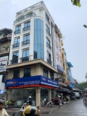 nhà 4t căn góc mặt tiền rộng 5m đẹp nhất phố tôn đức thắng gần văn miếu, hè 5m, dt 43/55m