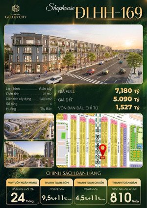 bán shophouse đại lộ hoàng hôn 30m vinhomes dương kinh 75m² full chính sách vốn ban đầu chỉ 1,5 tỷ.