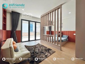 cho thuê studio ban công cửa sổ tách bếp mới 100% siêu rộng sát cầu thị nghè