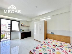 khai trương căn hộ studio - nội thất cơ bản - ban công | gần ngay cầu sài gòn, trần não