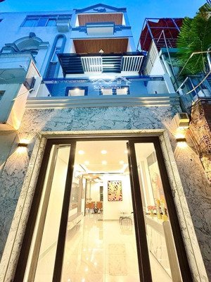 nhà hẻm xe hơi thông huỳnh tấn phát q7 - 4 tầng mới xây - tặng full nội thất, giá 7,6 tỷ