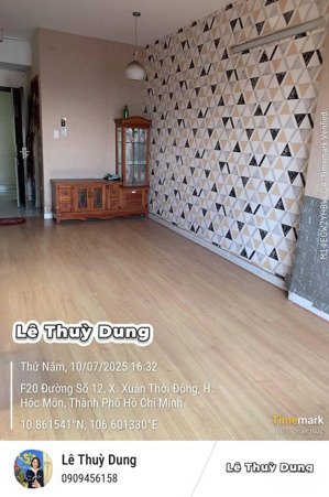 căn hộ 70m2 hướng đông nam tại hqc hóc môn,giá 1.3 tỷ,nhà trống ở liền.l/h 