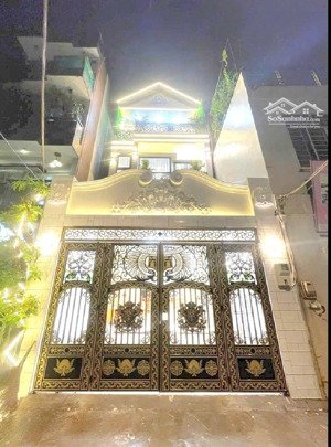 bán nhà mới 4 tầng dương cát lợi , nhà bè, 5m x 20m, tặng toàn bộ nội thất như hình, 4pn, 5wc,