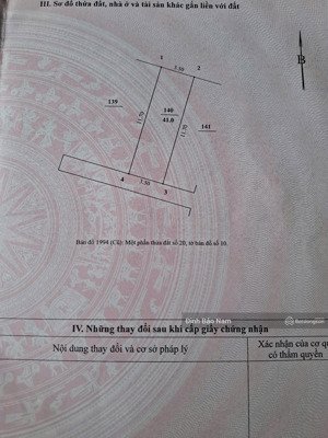 nhỉnh 5 tỷ - bán đất an dương vương - 41m - ngõ thông nông rộng - sổ vuông - không quy hoạch