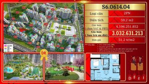 căn hộ 2pn giá tốt the origami - vinhomes grand park view vườn nhật nhỉn 3 tỷ, tt giãn 180 ngày