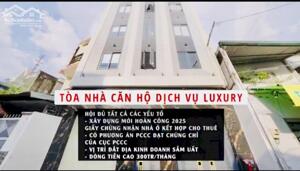 TOÀ CHDV 210m2 NỞ HẬU - 8 TẦNG THANG MÁY + 75 PHÒNG CHO THUÊ 300TR/THÁNG = 3.6 TỶ/NĂM ~ 6.8%/NĂM