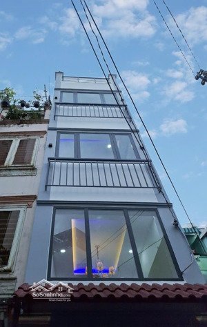 bán nhà 5 tầng, full nội thất, dt: 39m2, giá chỉ 6,4 tỷ, ngã tư huỳnh văn bánh - trần huy liệu