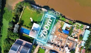 bán đất biệt thự 700m2 view sông sài gòn p. thảo điền. có chổ thiết kế bến du thuyền. giá 120 tỷ
